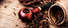 Smoking Pipe And Tobacco