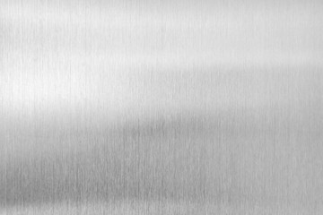 Wall Mural - texture metal background of brushed steel plate