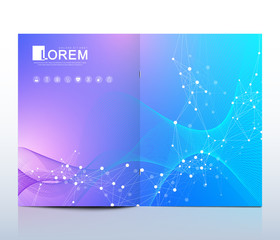 Wall Mural - modern vector template for brochure, leaflet, flyer, cover, banner, catalog, magazine, or annual rep