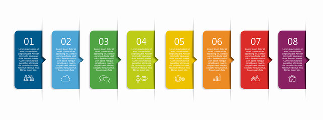 Infographic design template with place for your data. Vector illustration.