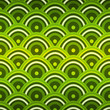 Seamless pattern geometric shapes of green  hues