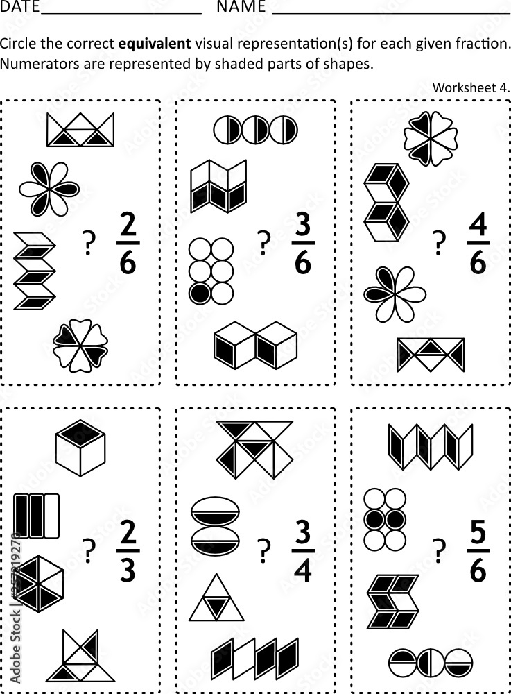 Freinet Math Worksheet Math worksheet for students of all ages. Learn, practice, reinforce ...