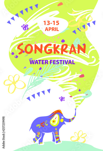 Template Design For Songkran Banner Poster Flyer Advertising