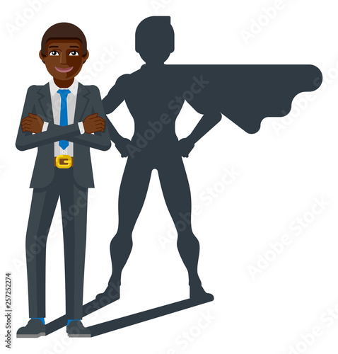 A young black business man ...