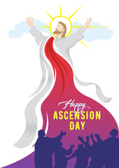 Poster - Happy Ascension Day of Jesus Christ