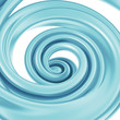 © wacomka - 3d render, twisted spiral, blue candy cane, pastel color swirl, whirlpool, helix, abstract background