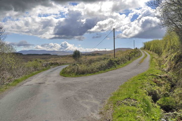 Poster - Countryside Road in Kerry, Ireland