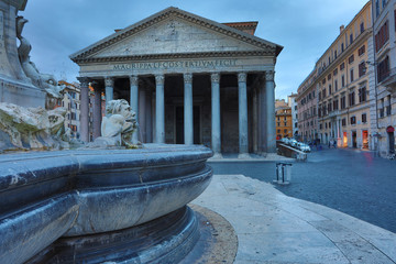 Wall Mural - View of Pantheon basilica