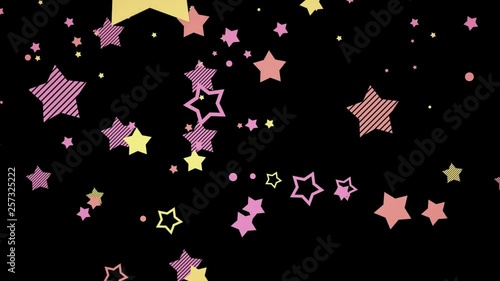 落下するポップな星エフェクト ピンク 透過背景 Stock Video Adobe Stock 落下するポップな星エフェクト ピンク 透過背景 Stock Video Adobe Stock