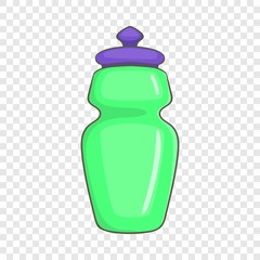 Wall Mural - Flask for water icon in cartoon style isolated on background for any web design 