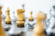 © Nattakorn - Chess game, gold and silver challenge match, planning and strategy concept