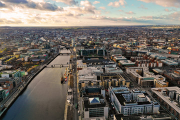 Dublin - Luftbilder von Dublin mit DJI Mavic 2 Drohne fotografiert aus ca. 100 Meter Höhe