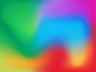 Fototapete - Colorful halftone background gradient vector