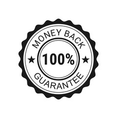 Money back guarantee. Vector illustration