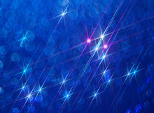 Blue  Background Of Abstract Glow