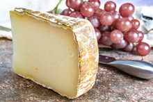 Ossau-Iraty Or Esquirrou Sheep Cheese Produced In South-western France, Northern Basque Country
