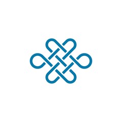 Wall Mural - BLUE KNOT LOGO