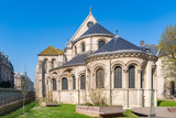 Fototapeta  - Paris, the chapel of the Arts et Metiers museum, public square 