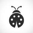 Ladybug vector icon