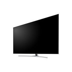 Wall Mural - Realistic Curved TV monitor. Vector