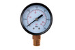 radial pressure gauge isolated