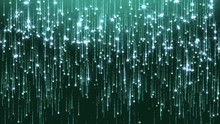 The Golden Rain Of Glittering Particles, For Screen Savers And Slide Shows
