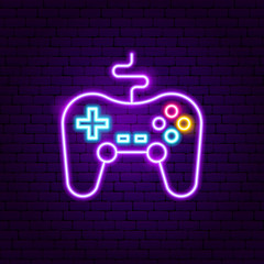 Poster - Game Console Neon Sign