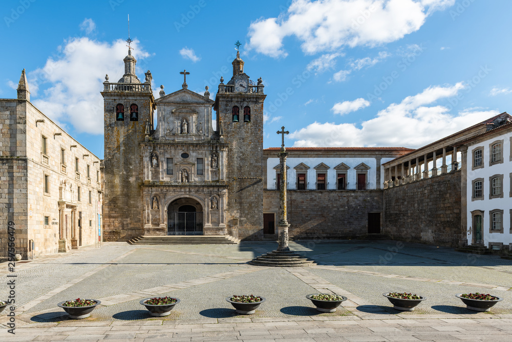Cathedral and Cloister building in Viseu - obrazy, fototapety, plakaty 