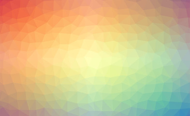 Wall Mural - Abstract rainbow colorful lowploly of many triangles background for use in design. EPS10 vector