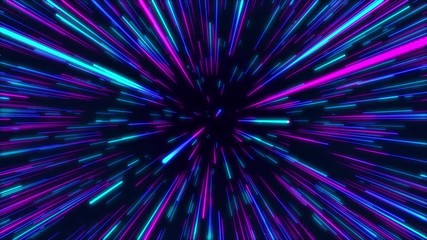 Wall Mural - Abstract radial lines geometric background. Data flow tunnel. Explosion star. Motion effect. background