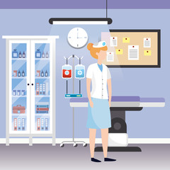 Wall Mural - healthcare medical cartoon