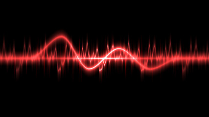 Wall Mural - frequency audio music equalizer digital . music player waveform, hud for sound technology or tune ba