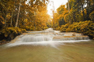 Kao Fu Waterfall at Lampang Thailand