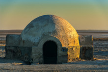 .futuristic Dome Building In The Sahara Desert Place Of Shooting The Fourth Episode Of Star Wars