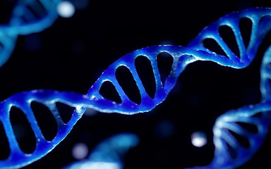Wall Mural - genetic engineering and gene manipulation concept, 3d rendering,conceptual image.