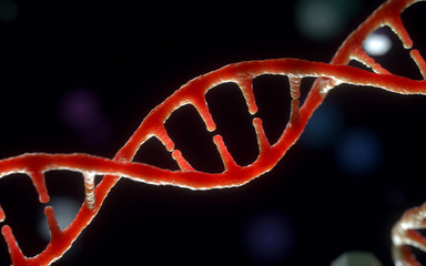 Poster - genetic engineering and gene manipulation concept, 3d rendering,conceptual image.