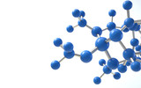 Fototapeta  - molecule model. Science concept. 3d rendering,conceptual image.
