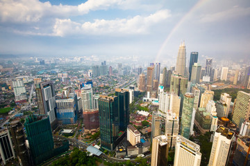 Sticker - Aerial View of Kuala Lumpur