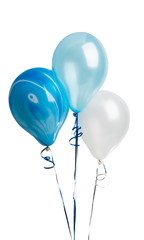 helium balloons isolated