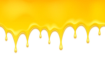 Wall Mural - Honey or lemon jelly drops. Honey drips.
