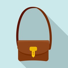 Canvas Print - Hunter bag icon. Flat illustration of hunter bag vector icon for web design