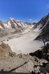 Sticker - Glacier des Rognons. Mont Blanc, France