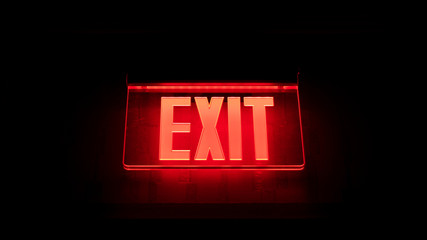 exit sign