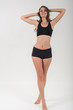 © Johnstocker - Beautiful woman with healthy body on white background