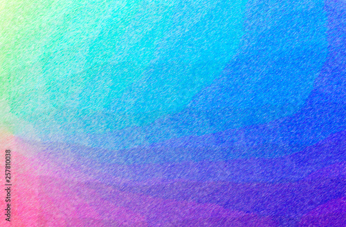 Abstract illustration of blue, purple and green Color Pencil High Coverage ba...