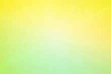 Green And Yellow Blurred Abstract Background With Magic Lights