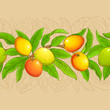 mango vector pattern