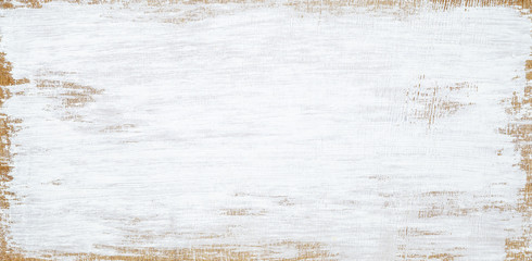 White painted wood texture seamless rusty grunge background, Scratched white paint on planks of wood wall.