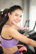 © ic36006 - Asian woman on treadmill in the gym