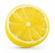 © happy_author - A half of lemon isolated on white background.